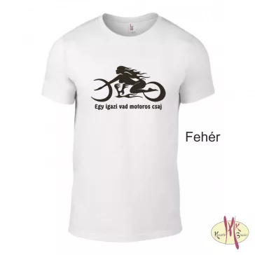 Kereknyakú Póló - Egy igazi vad motoros csaj