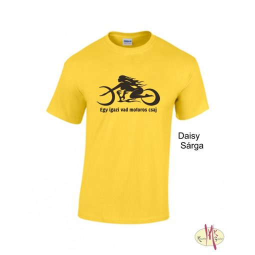 Kereknyakú Póló - Egy igazi vad motoros csaj
