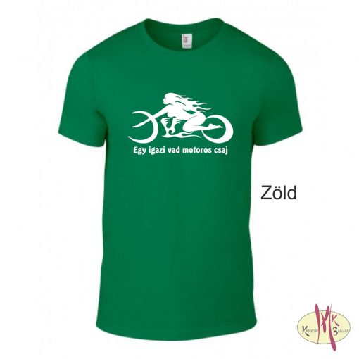 Kereknyakú Póló - Egy igazi vad motoros csaj