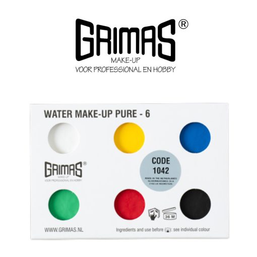 Grimas 6 alapszínű arcfestő készlet 