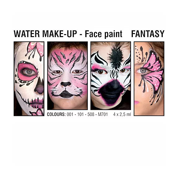 Grimas 4 színű arcfestő készlet Fantasy