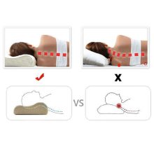50x30 cm-es ortopéd memóriahabos párna ergonomikus kialakítással