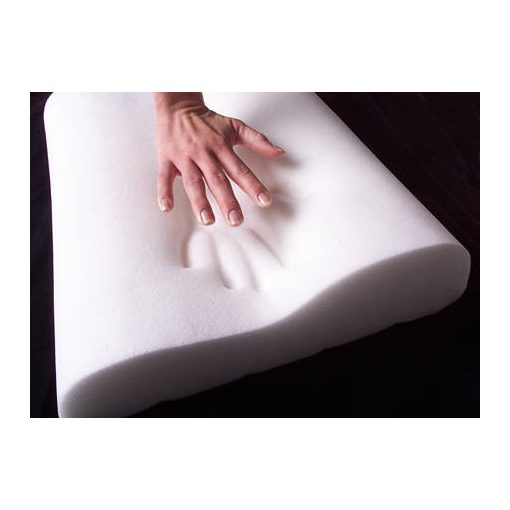 50x30 cm-es ortopéd memóriahabos párna ergonomikus kialakítással