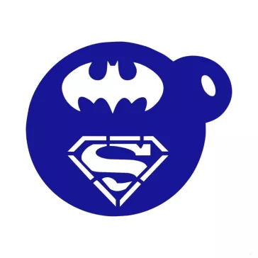 Festősablon - Batman, Superman