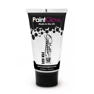 Paint Glow csillámzselé natúr - Glitter fix gel 50 ml