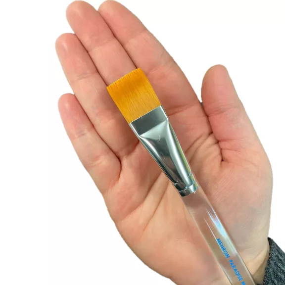 Mehron Paradise AQ 841 profi arc és testfestő lapos ecset - Prisma 3/4" Medium