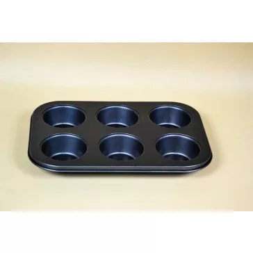 Muffinsütő - tapadásmentes, 6 db-os