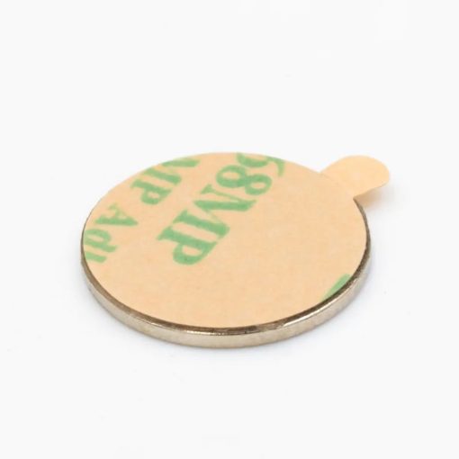 10 darabos öntapadós neodímium mágnes készlet 3M ragasztóval 8x1mm méretben