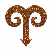 Csillámtetoválás sablon - Csillagjegyek Kos 491