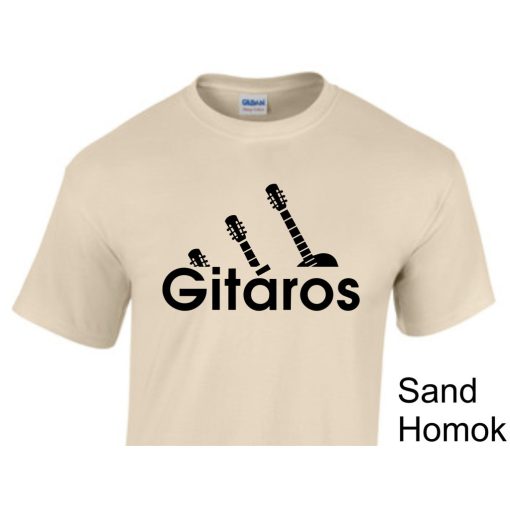 Gitáros póló – Egyedi ajándék zenészeknek
