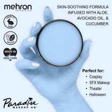 Mehron AQ – Pastel Blue - Pasztellkék 40gr