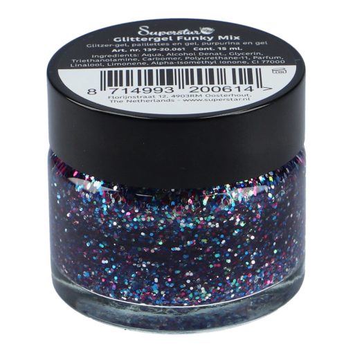 Superstar csillámzselé Funky 15ml
