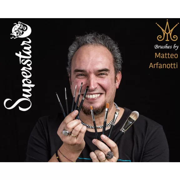 Matteo Arfanotti by Superstar 4-es Filbert ecset