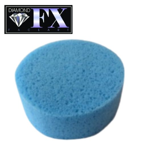 Diamond Fx Pofi arcfestő kerek szivacs - kék