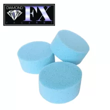 Diamond Fx Pofi arcfestő kerek szivacs - kék