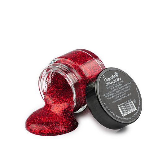 Superstar csillámzselé piros 15ml