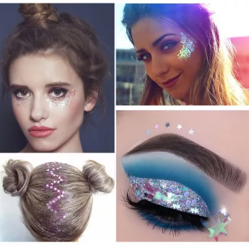 Superstar csillámzselé piros 15ml