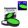 Mehron Paradise - UV-Neon Martian 7gramm