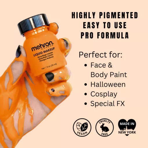 Mehron Folyékony narancs - Liquid Orange (30 ml)