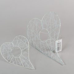 Fém csokoralap szív forma - több méretben