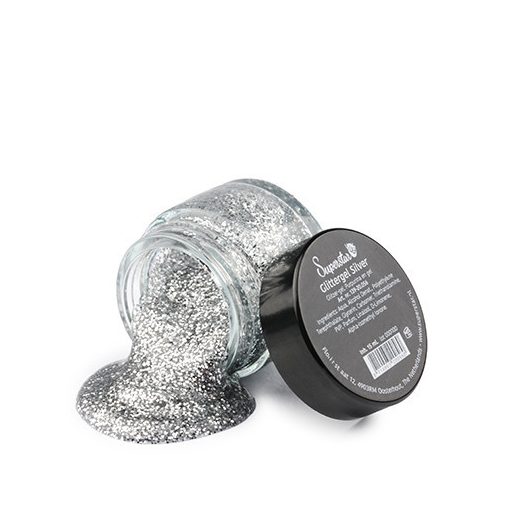 Superstar csillámzselé ezüst 15ml