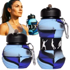 Összecsukható Szilikon kulacs 500ml