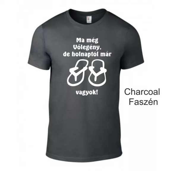 Póló - Ma még vőlegény, de holnap már papucs vagyok!