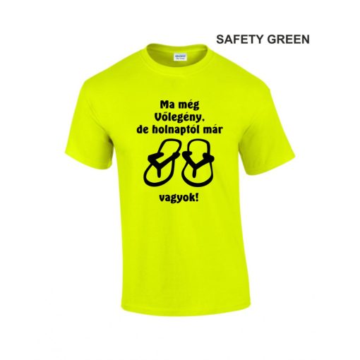 Póló - Ma még vőlegény, de holnap már papucs vagyok!