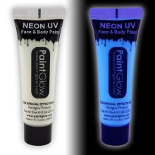 Paintglow Uv - Neon arc és testfesték fehér 10ml