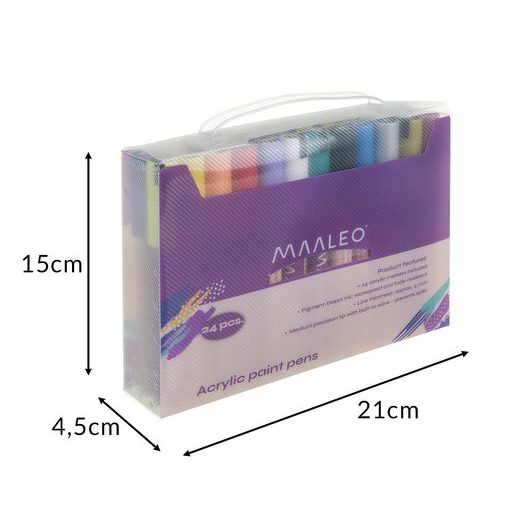 Akril Marker Készlet 24 Színű