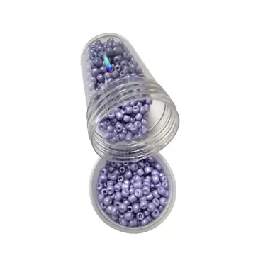Kásagyöngy - matt 20g lila 2 mm