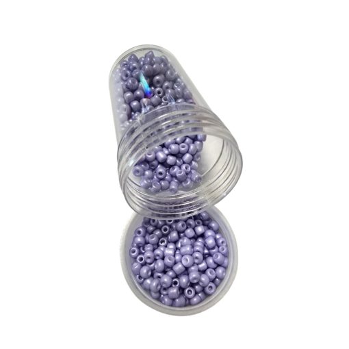 Kásagyöngy - matt 20g lila 2 mm