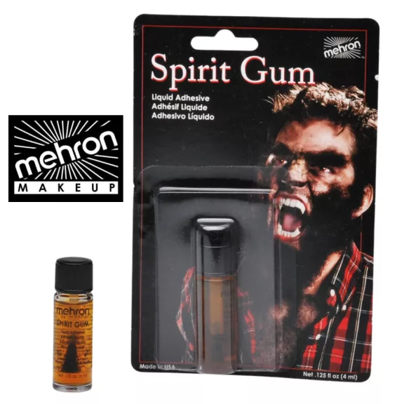 Mehron Spirit Gum 4 ml Ecsettel – Klasszikus színházi sminkragasztó