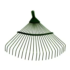 Kerti lombgereblye, lombseprű fém, 36 cm, legyező alakú