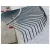 Kerti lombgereblye, lombseprű fém, 36 cm, legyező alakú