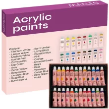 Akrilfesték Szett – 24 x 12ml Maaleo