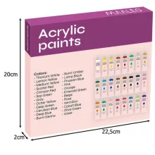 Akrilfesték Szett – 24 x 12ml Maaleo