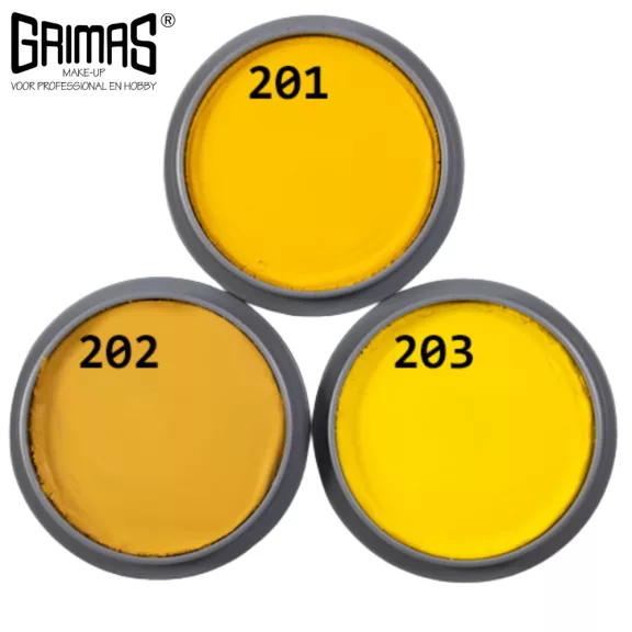 Grimas Water Make-up Pure 202 Oker sárga vízbázisú arcfesték