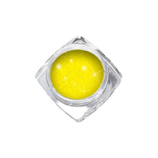 Kozmetikai csillámpor - Neon sárga 504