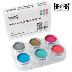 Grimas 6 színű Gyöngyház arcfestő készlet 