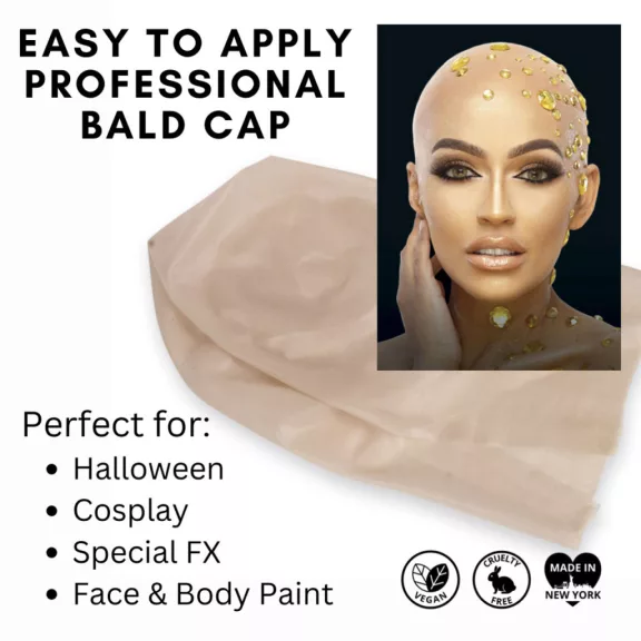 Mehron Latex Based Bald Cap – Professzionális Latex Kopaszsapka