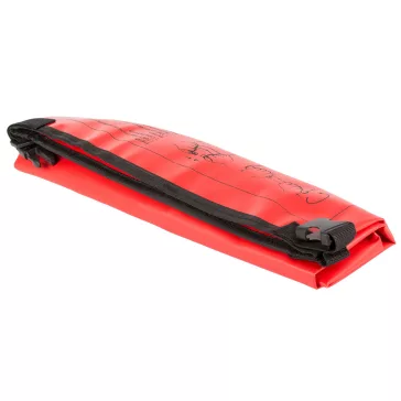 30 literes piros vízálló dry bag táska állítható hátizsák pántokkal és tekercses záródással vízi sportokhoz