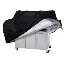 250x120 cm-es fekete vízálló univerzális grillsütő védőhuzat húzózsinórral