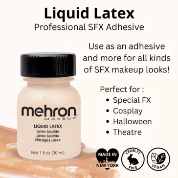 Mehron Liquid Latex - Light Flesh 30ml