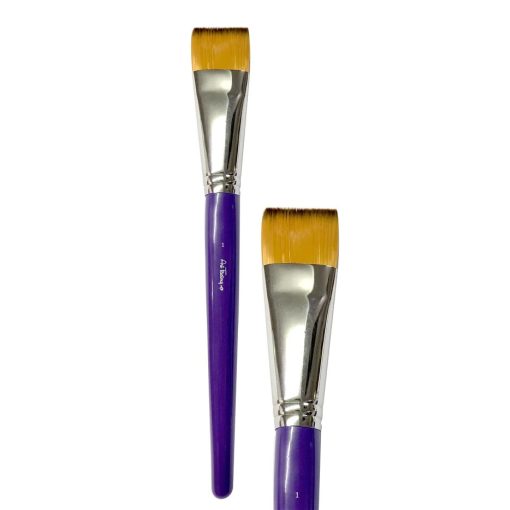 Art Factory lapos egyenes arcfestő ecset Flat 1"