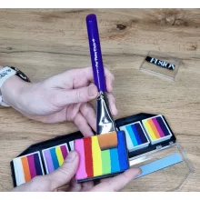 Art Factory lapos egyenes arcfestő ecset Flat 1"