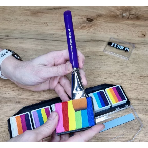 Art Factory lapos egyenes arcfestő ecset Flat 1"