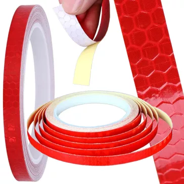 Öntapadós Fényvisszaverő Szalag 1cm x 8 Méter