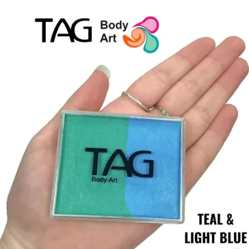 TAG csíkos arcfesték TEAL & LIGHT BLUE 50gr