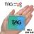 TAG csíkos arcfesték TEAL & LIGHT BLUE 50gr